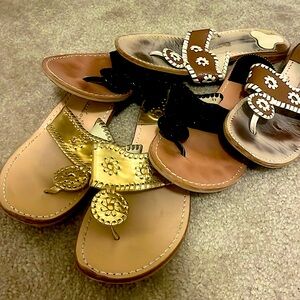 BUNDLE OF JACK ROGERS (3 pair)